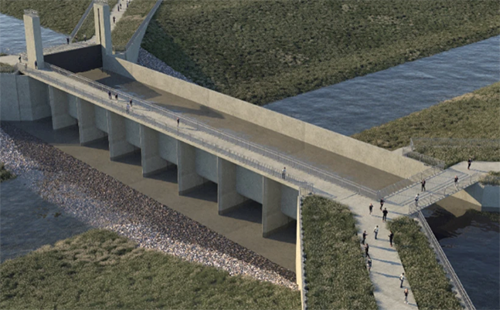 For the fish: Aqueducts will heat water from rivers that will cross F-M diversion channel
