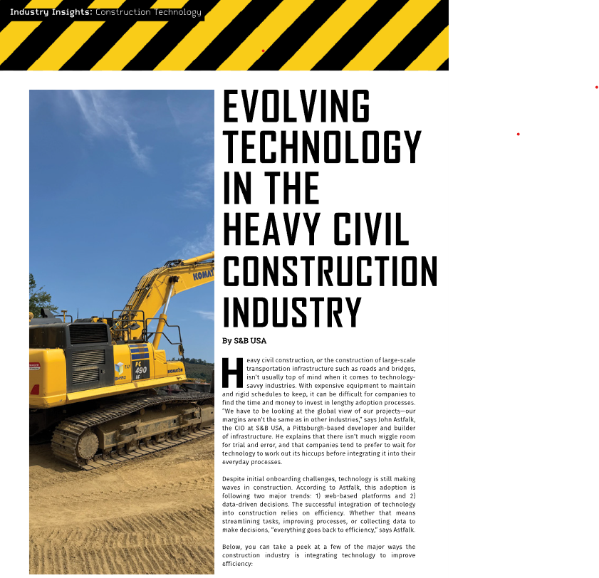 Evolving Technology in the Heavy Civil Construction Industry
